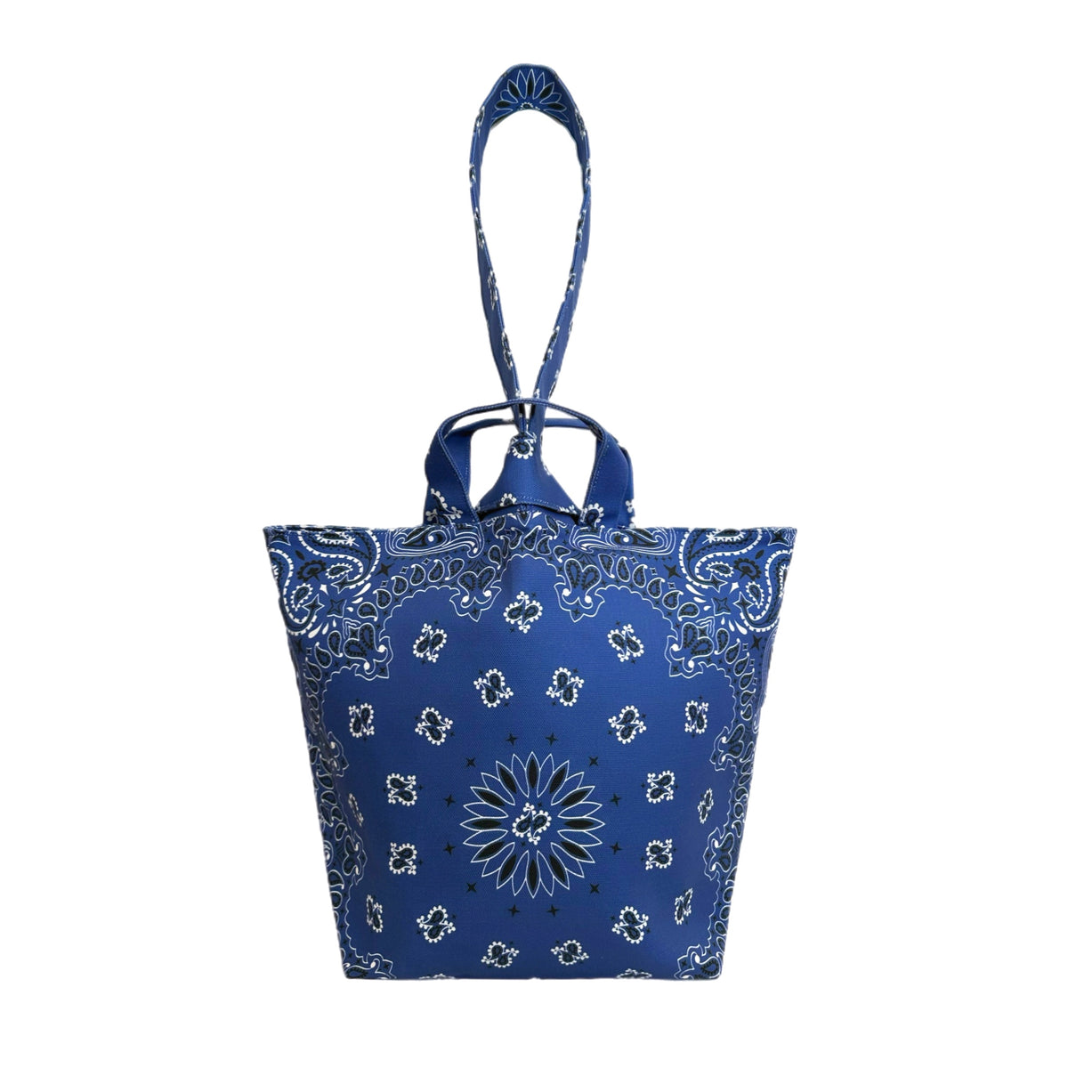 Cobalt Blue Paisley Tote Knot Bag